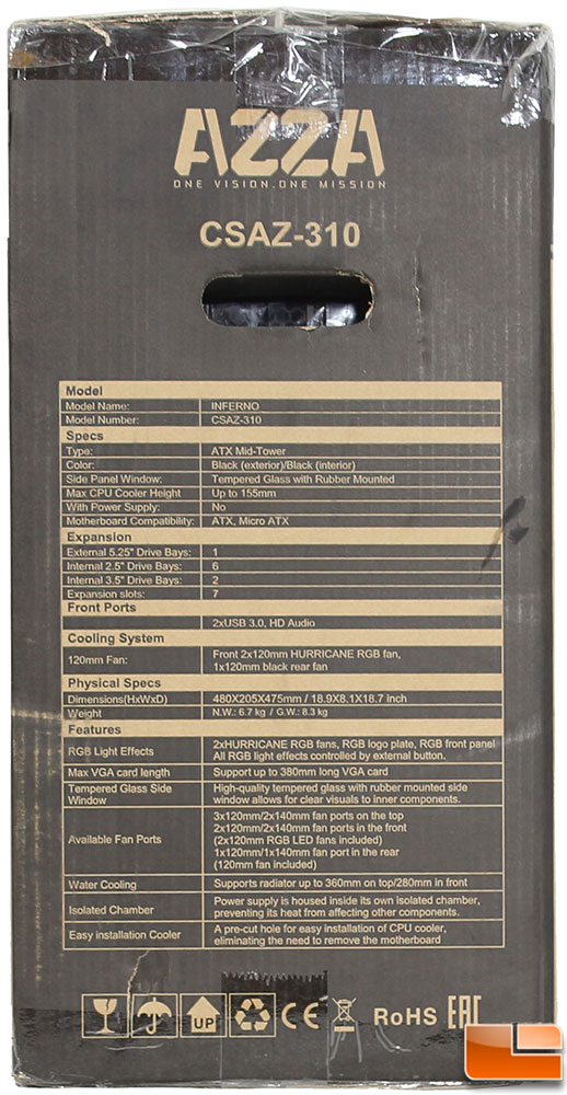 Azza Inferno 310 Mid-Tower Case