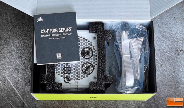 Corsair CX550F RGB Power Supply Accessories